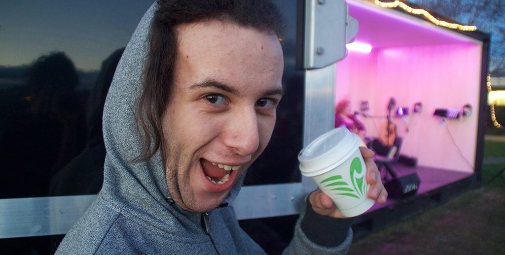 Caffeinating the masses Kapiti’s coffee cart finds new home to train